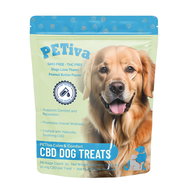 PETiva Calm & Comfort | CBD Dog Treats - 30ct